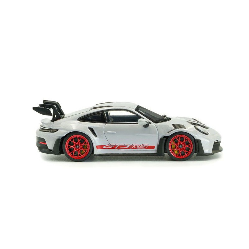 Porsche 911 (992) GT3 RS '23, grijs/rood - 1:43 - Solido