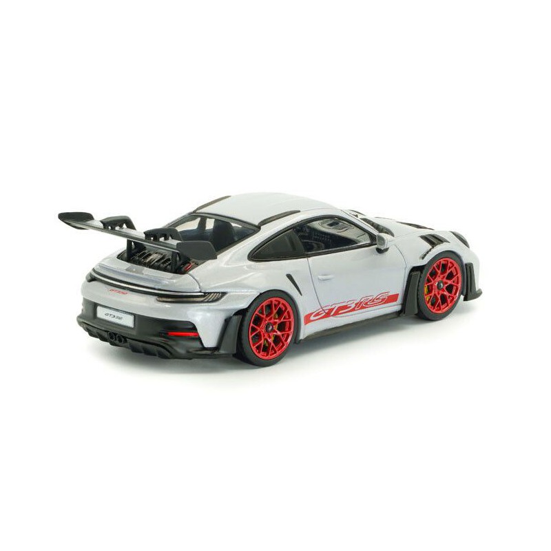 Porsche 911 (992) GT3 RS '23, grijs/rood - 1:43 - Solido