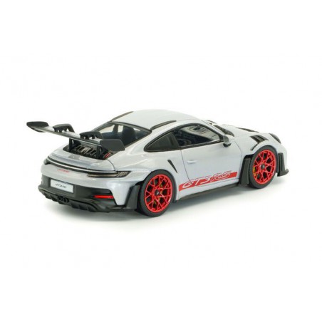 Porsche 911 (992) GT3 RS '23, grijs/rood - 1:43 - Solido