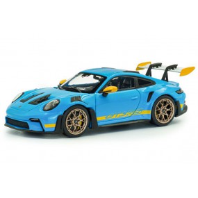 Porsche 911 (992) GT3 RS Tri. 24H Daytona '23, blauw - 1:43 - Solido