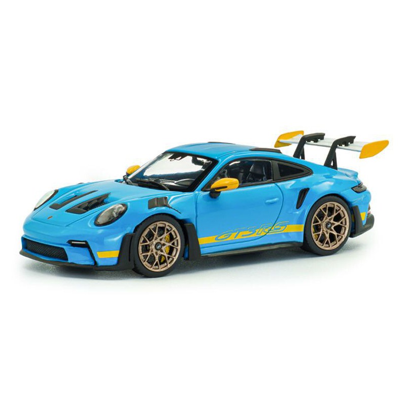 Porsche 911 (992) GT3 RS Tri. 24H Daytona '23, blauw - 1:43 - Solido