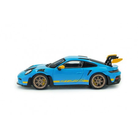 Porsche 911 (992) GT3 RS Tri. 24H Daytona '23, blauw - 1:43 - Solido