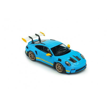 Porsche 911 (992) GT3 RS Tri. 24H Daytona '23, blauw - 1:43 - Solido