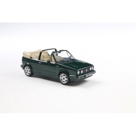 VW Golf cabrio classic line '92, groen - 1:43 - Solido