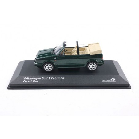VW Golf cabrio classic line '92, groen - 1:43 - Solido