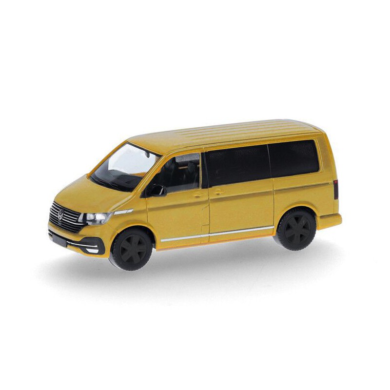 VW T6.1 Caravelle, geel 1:87, Herpa