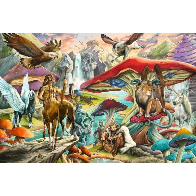 Ravensburger 5000stukjesMushrooms and myths puzzel