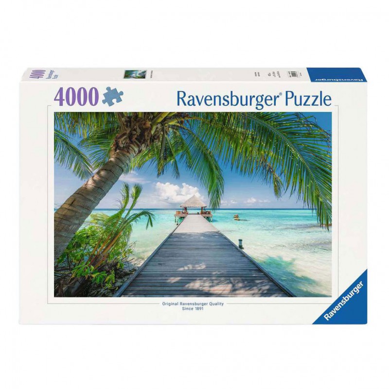Dream beach on the Maladives 4000st Ravensburger.