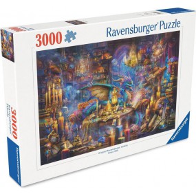 Dragon's Library, 3000 stukjes Ravensburger