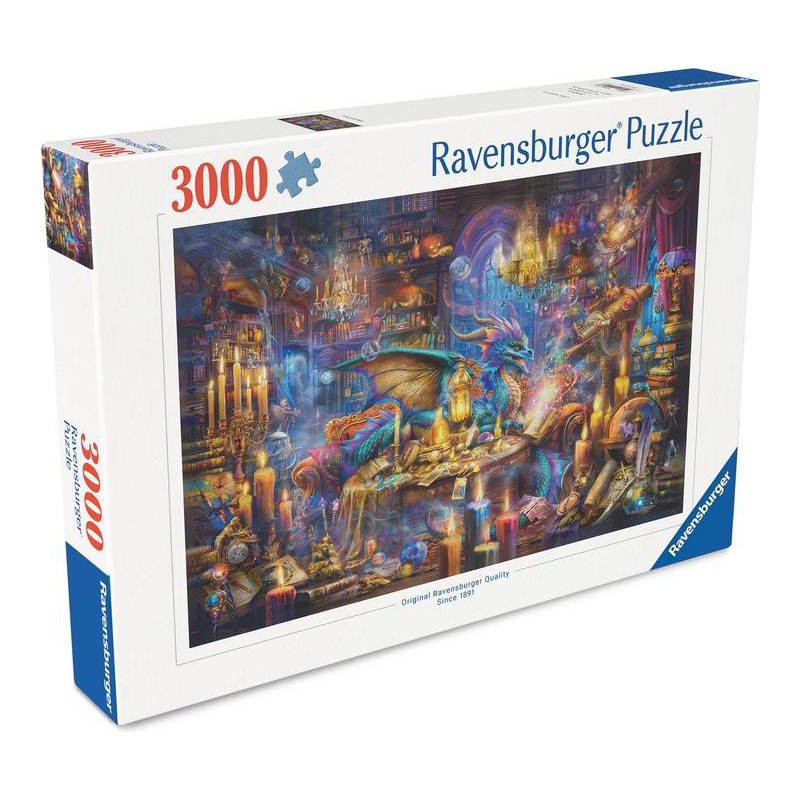 Dragon's Library, 3000 stukjes Ravensburger