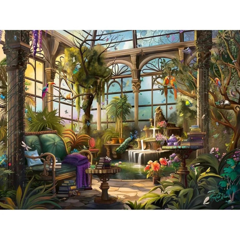 The Green House, ravensburger  1500stukjes