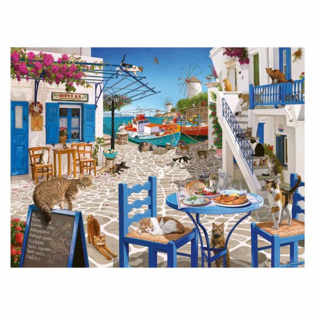 Cat's of Mykonos, ravensburger  1500stukjes