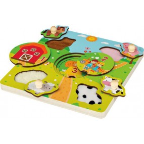 Spielmaus Tastbare puzzel met boerderijdieren