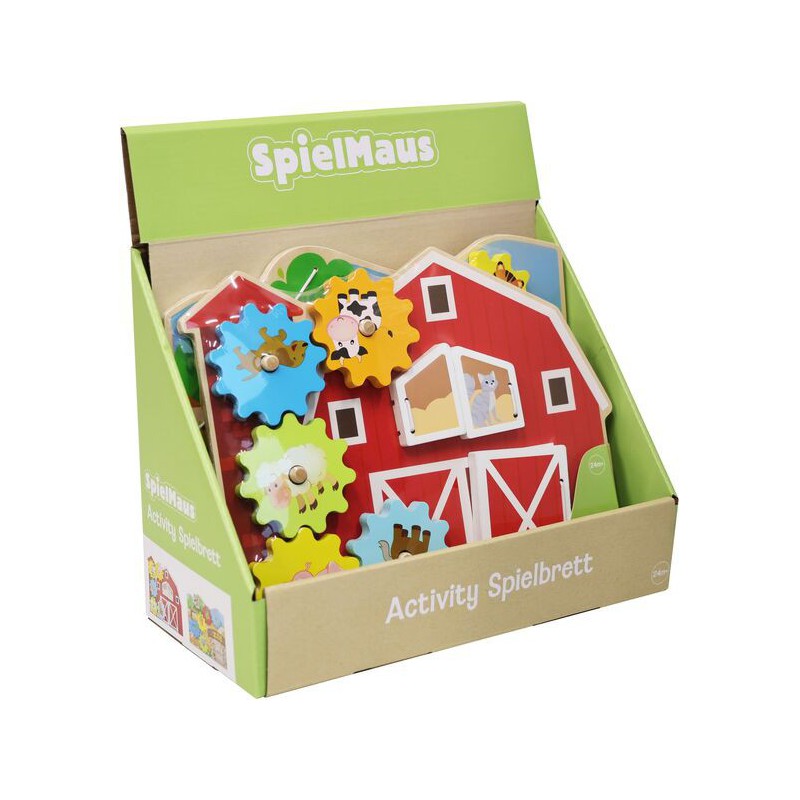 Spielmaus Activiteitenspelbord dierentuin en boerderij