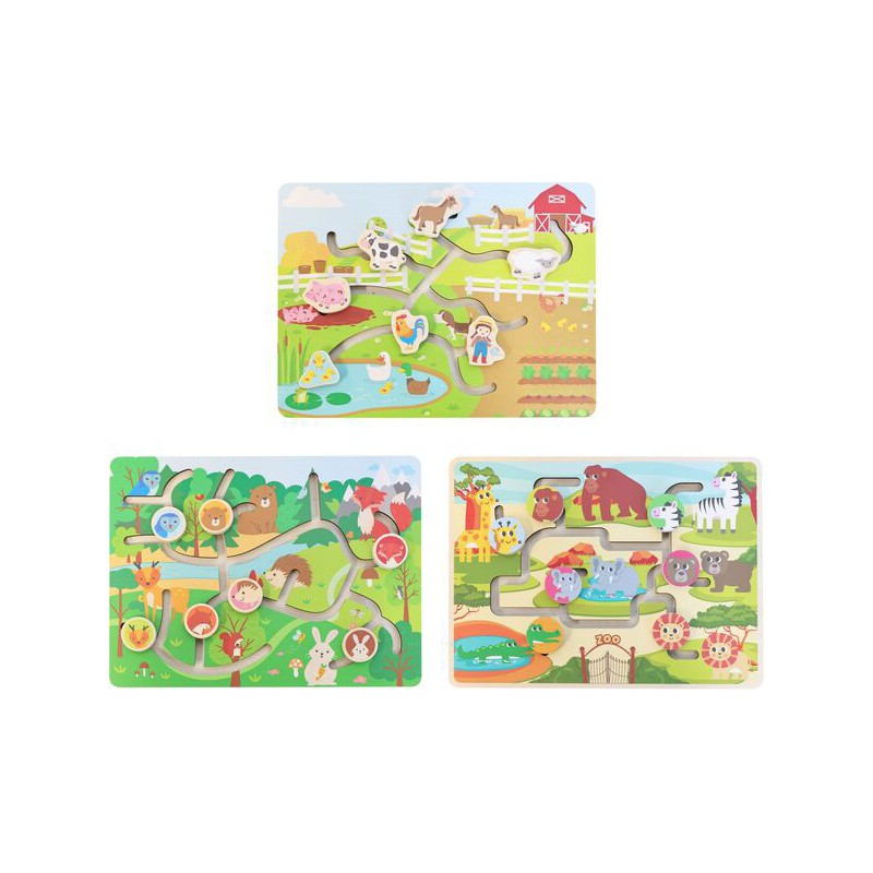 Spielmaus Schuiflabyrint 3-voudig gevarieerd