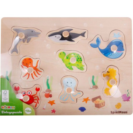 Insteekpuzzel 7 tot 10 delig, Spielmaus.