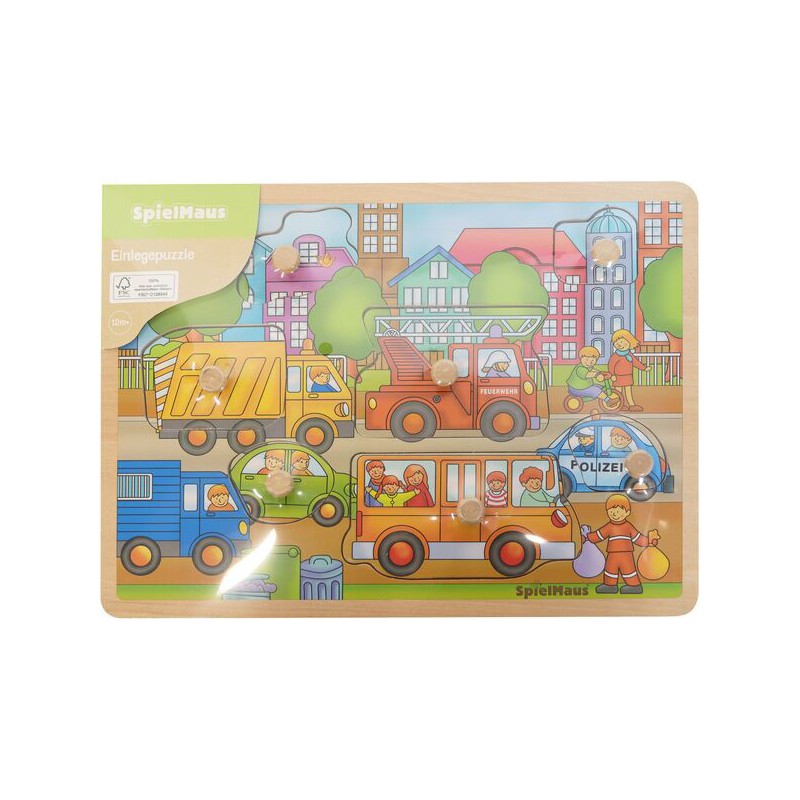 Spielmaus Inlegpuzzel van 7-10 stukjes