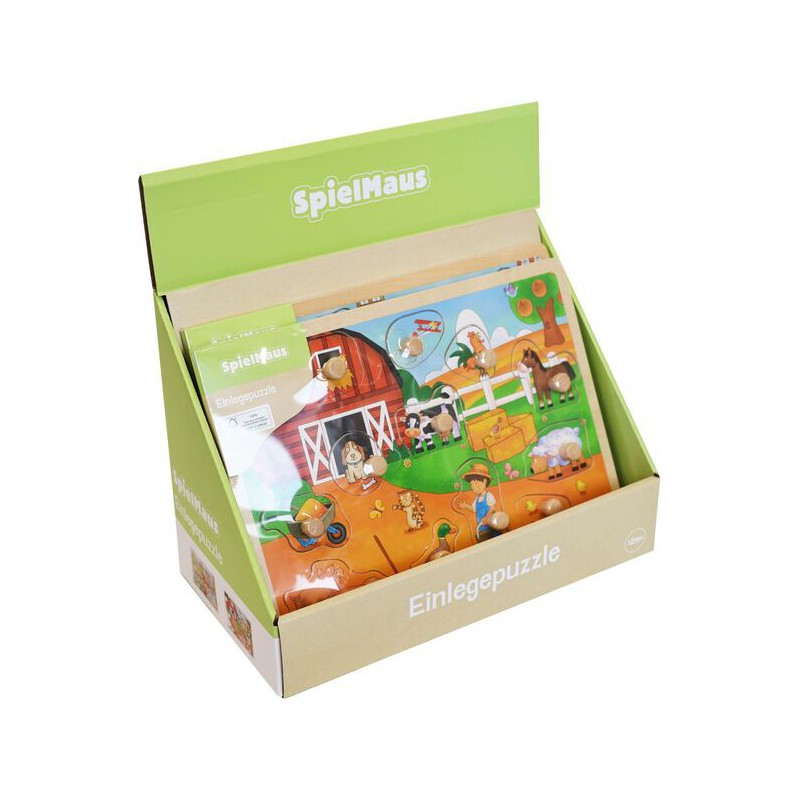 Spielmaus Inlegpuzzel van 7-10 stukjes