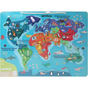 Spielmaus Magnetische Dierenwereldkaart