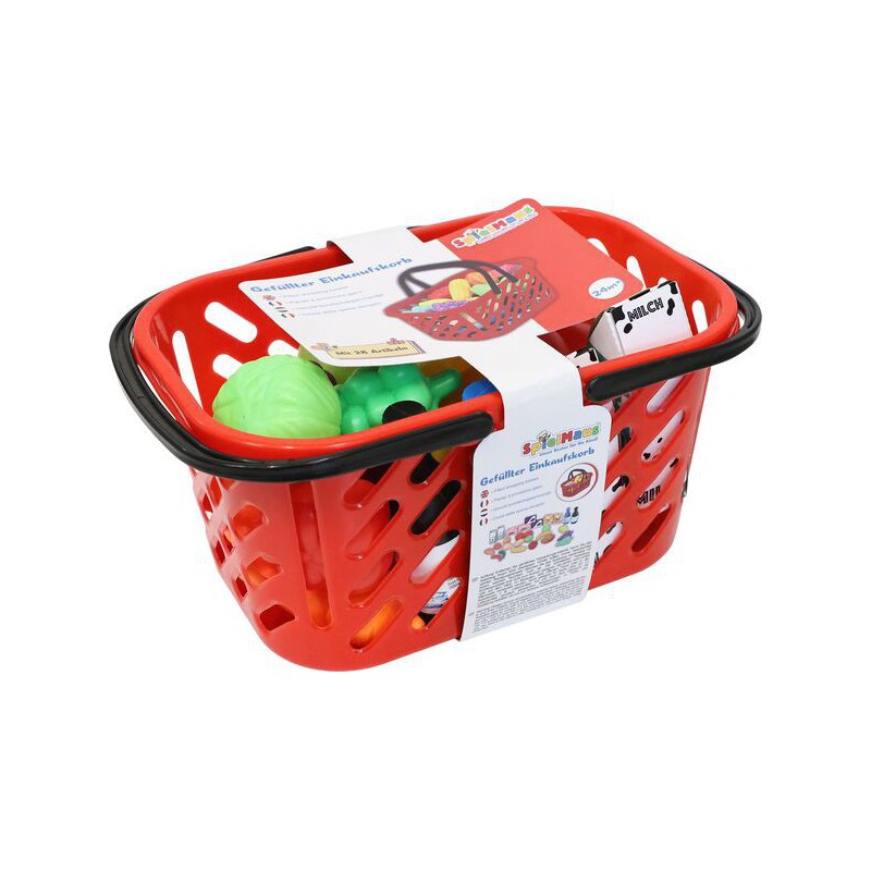 Spielmaus winkelmand met inhoud