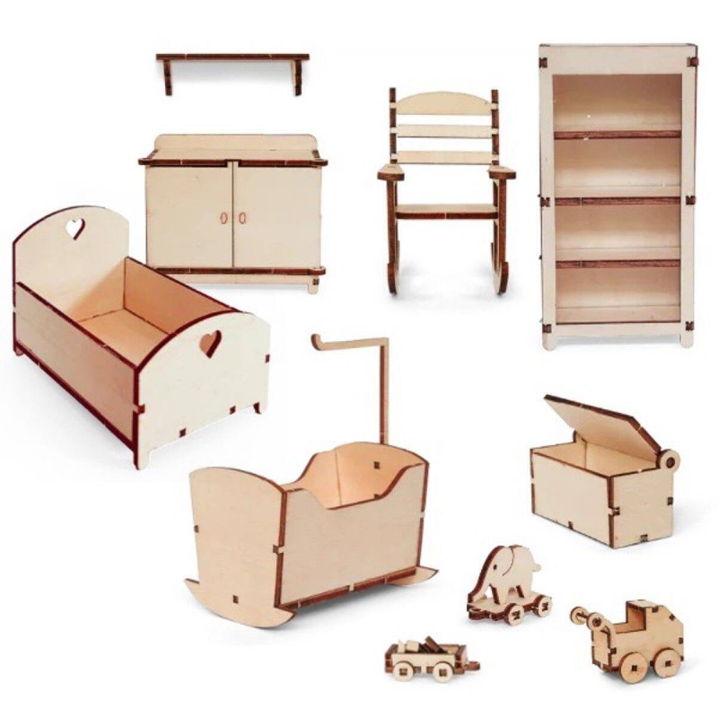 Het Muizenhuis - Babykamer meubelkit