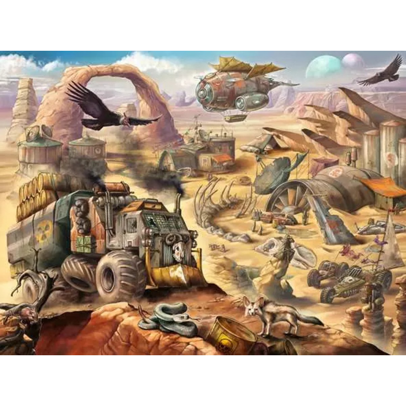 Mad Max, Welcome to the wasteland, ravensburger  1500stukjes
