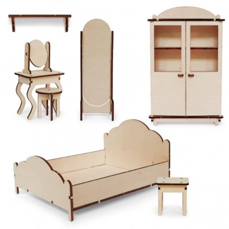 Het Muizenhuis - Grote slaapkamer meubelkit