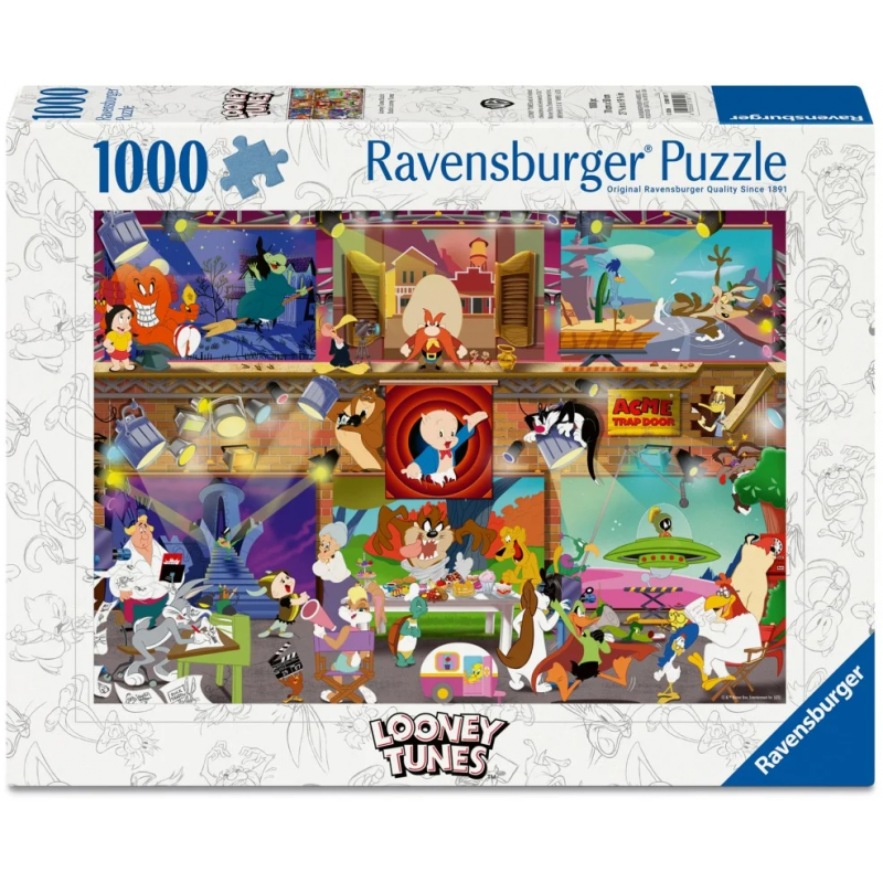 Looney Tunes Studio, 1000 stukjes Ravensburger