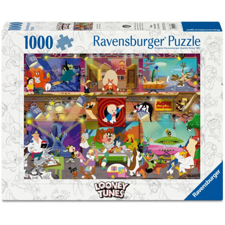 Looney Tunes Studio, 1000 stukjes Ravensburger