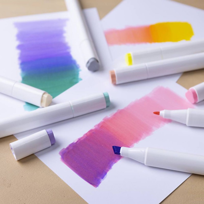 Alcohol Markers Pastelkleuren 12 stuks Creative Company