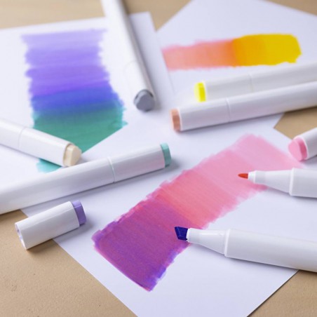 Alcohol Markers Pastelkleuren 12 stuks Creative Company