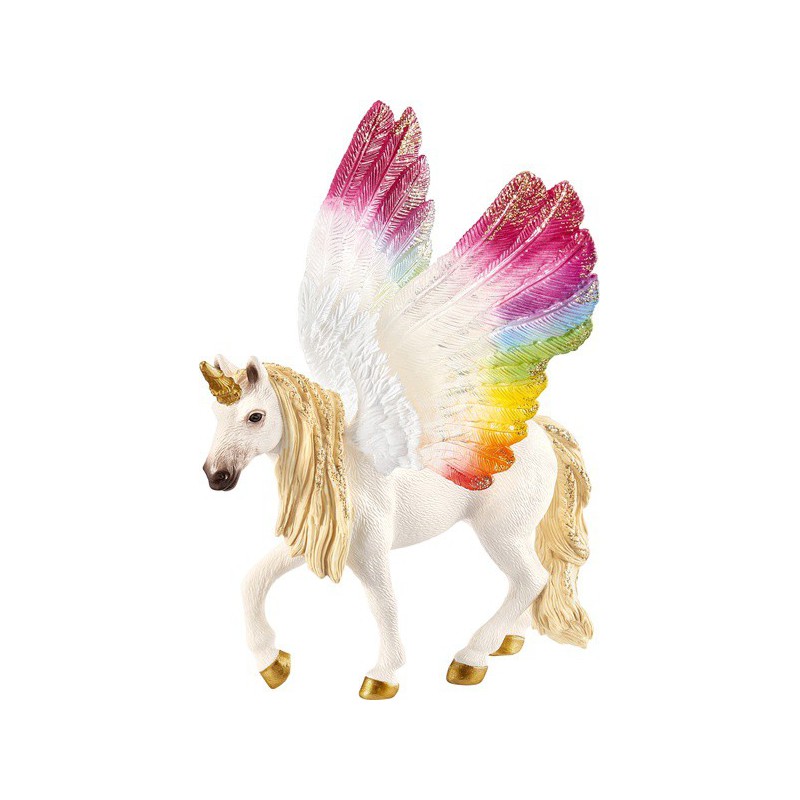 Schleich Gevleugelde regenboog eenhoorn, 70576