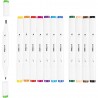 Alcohol Markers standaard primaire kleuren 12 stuks Creative Company