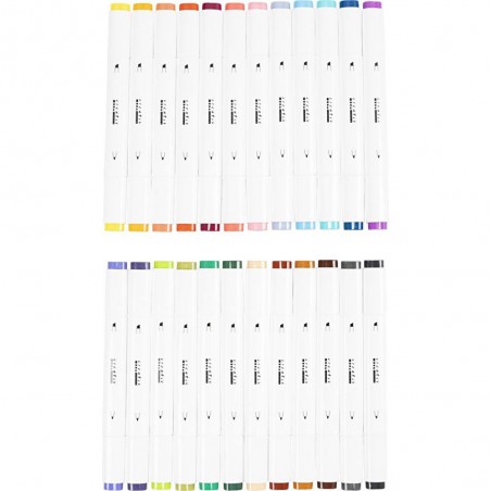 Alcohol Markers standaard primaire kleuren 24 stuks Creative Company