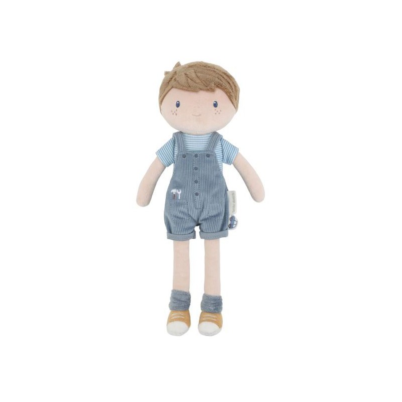 Knuffelpop Jim, 35 cm - Little Dutch