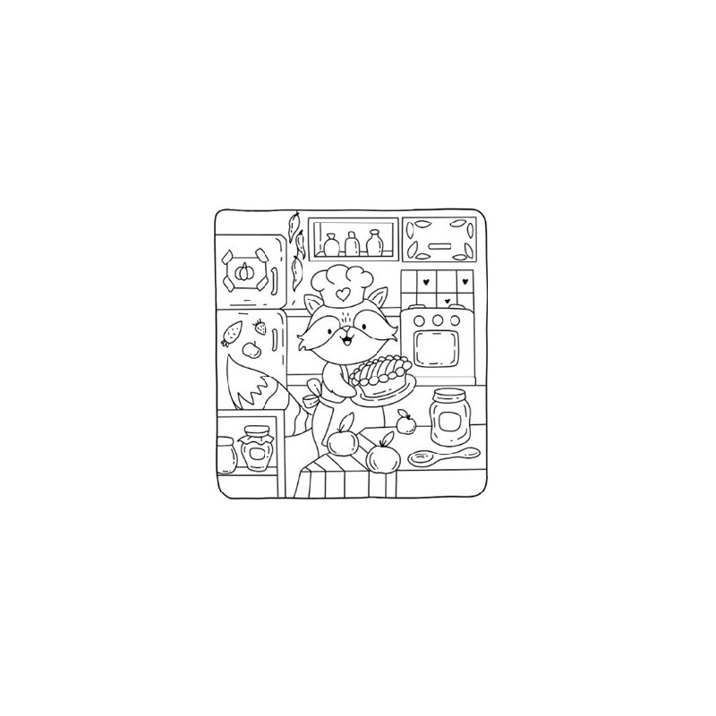 Cozy Autumn, cute & cozy coloring kleurboek