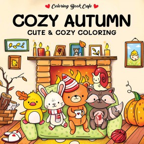 Cozy Autumn, cute & cozy coloring kleurboek