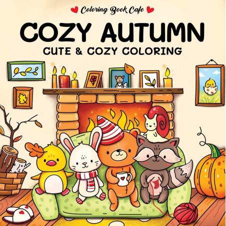 Cozy Autumn, cute & cozy coloring kleurboek