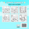 Comfy Summer, cute & cozy coloring kleurboek