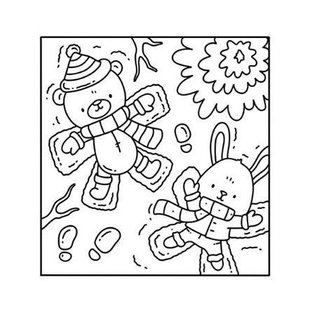 Cozy Winter, cute & cozy coloring kleurboek