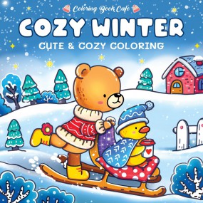 Cozy Winter, cute & cozy coloring kleurboek