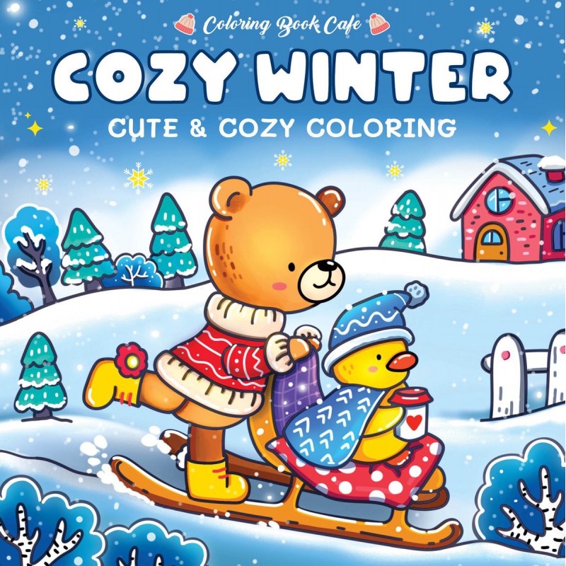 Cozy Winter, cute & cozy coloring kleurboek
