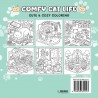 Comfy cat life, cute & cozy coloring kleurboek