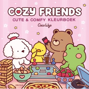 Cozy friends, cute & comfy kleurboek Coco Wyo