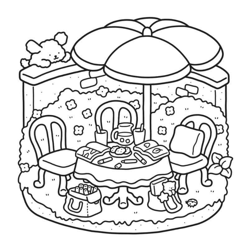 Cozy Corner, cute & comfy kleurboek Coco Wyo