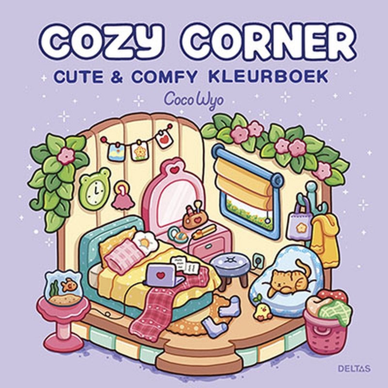 Cozy Corner, cute & comfy kleurboek Coco Wyo