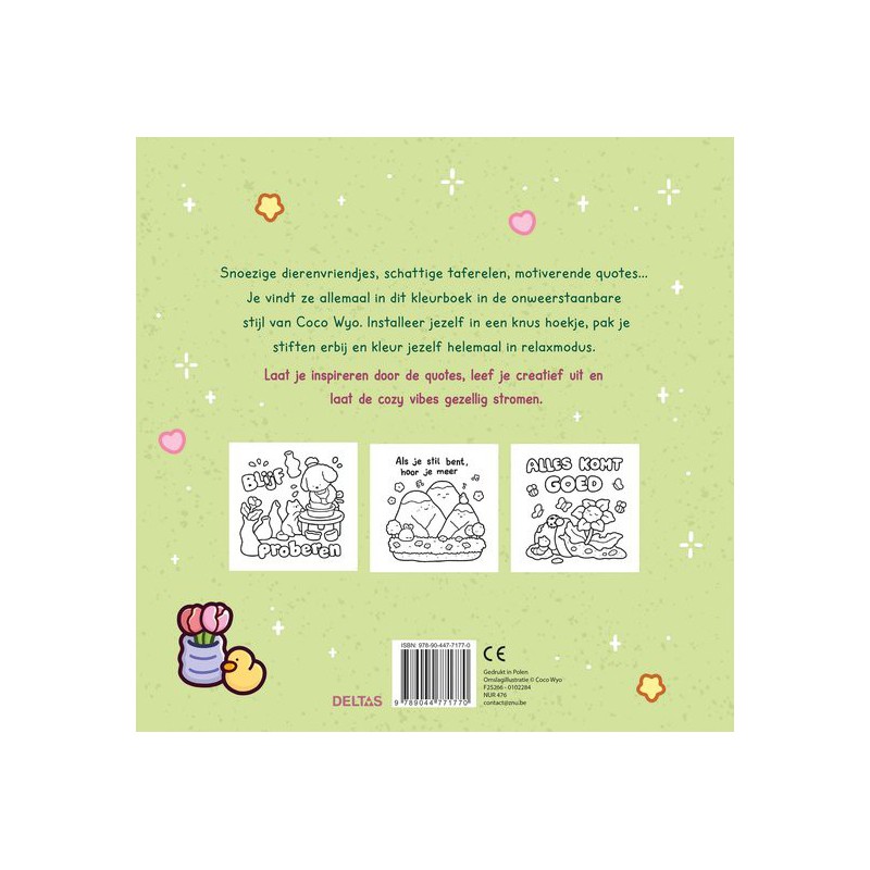 Cozy Vibes, cute & comfy kleurboek, cute & comfy kleurboek coco wyo