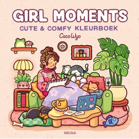 Girl Moments, cute & comfy kleurboek Coco Wyo