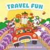 Travel fun, comfy & cosy coloring kleurboek