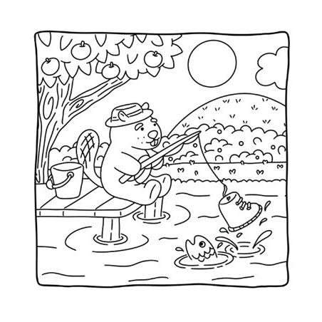 Travel fun, comfy & cosy coloring cute kleurboek